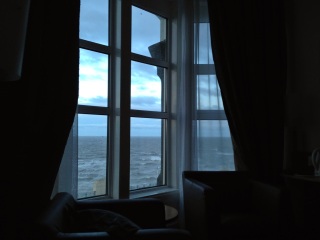 Blackpool hotel room, atlantic rollers, Executive double, Strand Hotel
